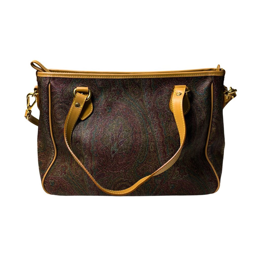 Etro Elegant Paisley Handbag